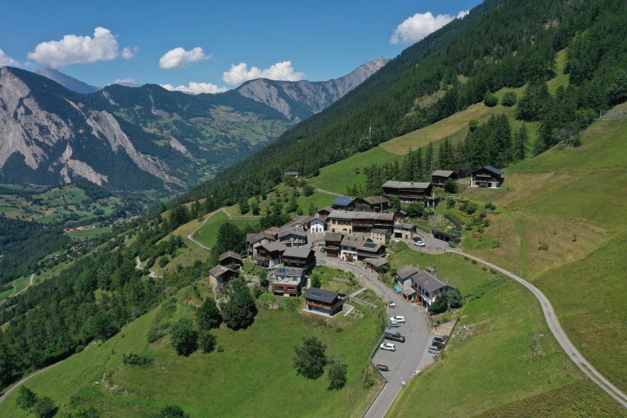 Gite Du Pelerin-Chalet De Montagne Orsières Exterior foto